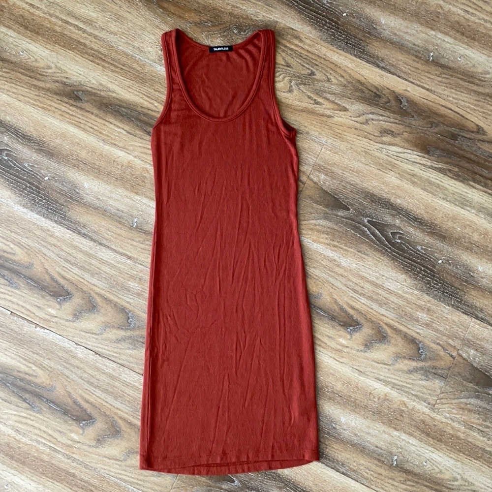 Talentless Ribbed Tank Dress